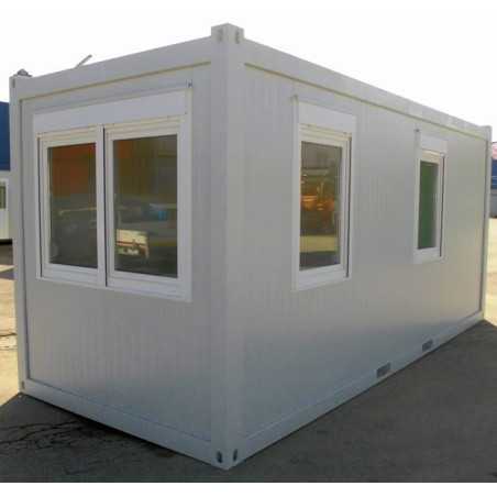 Module 20 Pieds + 3 Fenêtres + 1 Porte + sanitaire Neuf