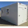 Module 20 Pieds + 3 Fenêtres + 1 Porte + sanitaire Neuf