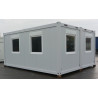 2 Containers 20’ agencés + 4 Fenêtres + 1 Porte Neuf
