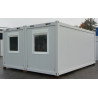 2 Containers 20’ agencés + 4 Fenêtres + 1 Porte Neuf