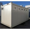 Sanitaire 20' + 5 cabines toilettes + 2 lave-mains + 2 urinoirs - Neuf