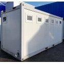 Sanitaire 20' + 5 cabines de toilettes + 2 lave-mains + 2 urinoirs - Neuf