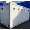 Sanitaire 20' + 5 cabines de toilettes + 2 lave-mains + 2 urinoirs - Neuf