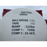 Container citerne 20 pieds 33.966L + 2-comp (26.467L+7.499L) CSC Neuf
