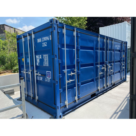 Container 20 Pieds Open Side Bleu Neuf