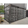 Container 20 Pieds Open Side Noir Neuf