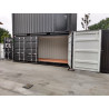 Container 20 Pieds Open Side Noir Neuf