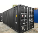 Container Maritime 20 Pieds Noir Premier Voyage (Neuf)