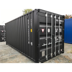Container Maritime 20 Pieds Noir Premier Voyage (Neuf)