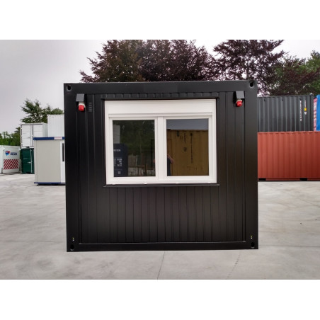 Container De Bureau Noir 6 X 3 M