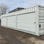 Conteneur 40 pieds avec 3 portes roulantes